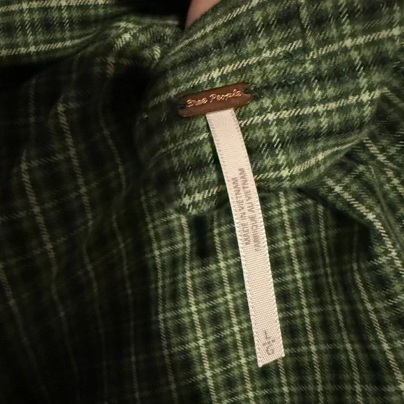 Free People Flannel Dress - Picture 4 of 4